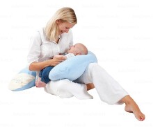BemamBe SOFTY - MIX pakaviņš mazuļa barošanai / gulēšanai / pakaviņš grūtniecēm