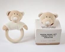 Wooly Organic Teddy Bear Art.00104 Wooly Organic - Rattle Teether