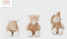 Wooly Organic Art.00202 Soft toy made of eco-cotton - Bunny (100% natural)