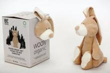 Wooly Organic Art.00202 Soft toy made of eco-cotton - Bunny (100% natural)