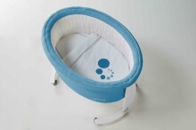 Micuna Smart MO-SMART W/BL Стильная, эргономичная колыбель для малышей на серебристом основании