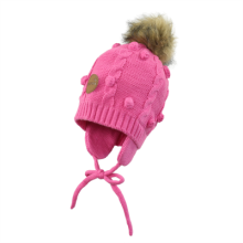 Huppa '17 Macy Art. 83570000-60013 Теплая вязанная шапочка для деток с хлопковой подкладкой (р.XXS)