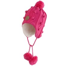 Huppa '17 Ulla Art. 83880000-60063 Теплая вязанная шапочка для деток с хлопковой подкладкой (р.S)