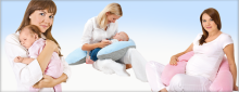 Ceba baby Cebuszka Art.82179 Ornament Подковка для сна/ кормления малыша / Подковка для беременных с микрогранулами 