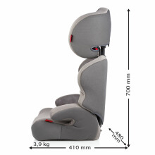 „Heyner MaxiProtect Aero Art.797-20“ - „Koala Grey“ vaiko automobilinė kėdutė (15-36 kg)