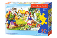 Castorland Art.003006 Klasikinis vaikų galvosūkis Vaikiškos dėlionės dėžutė - 30 elementų