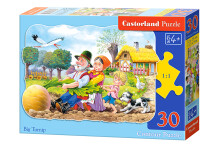 Castorland Art.003006 Klasikinis vaikų galvosūkis Vaikiškos dėlionės dėžutė - 30 elementų