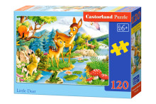 „Castorland Art.012008“ klasikinis vaikų galvosūkis Vaikiškos dėlionės dėžutė - 120 elementų