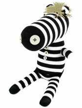 Craft With Fun Art. 3225668 „Zebra Sock“ rankdarbių siuvimo rinkinys zebras iš kojinių