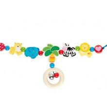 Heimess 735930 Wooden Pram String Clip On (Safari)
