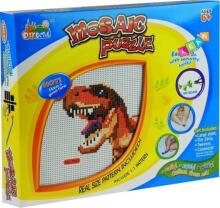 Diy Castle Art.7007 Pixel Mosaic Puzzle Dino