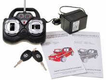Mercedes-Benz G55/12V Art.83104 Детский электромобиль с аккумулятором, пультом радиоуправления (красный), светом и музыкой