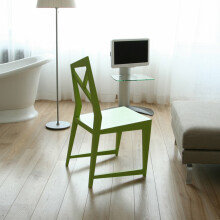 „Tilibs“ ir „Lacis“ menas. KSH1 Medinė kėdė (spalva: juoda)