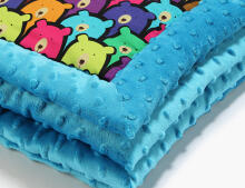 La Millou Art. 83425 Infart Blanket Jelly Bears Teal