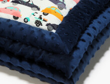 La Millou Art. 83426 Infart Blanket La Mobile Navy Высококачественное детское двустороннее одеяло от Дизайнера Ла Миллоу (65x75 см) 