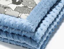 La Millou Art. 83429 Infart Blanket Graphite Sheep Family Sky