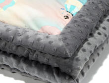 La Millou By Wikilistka Art. 83436 Infart Blanket Vintage Ballons Grey