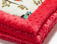 La Millou By Anna Mucha Art. 83438 Infart Blanket Owl Radio Watermelon 