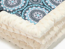 La Millou Art. 83446 Infart Blanket Mosaic Ecru