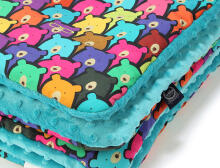 La Millou Art. 83512 Preschooler's Blanket Jelly Bears Teal