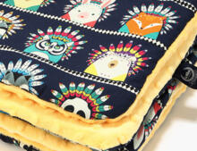 La Millou Art. 83542 Preschooler's Blanket Indian Zoo Sunshine