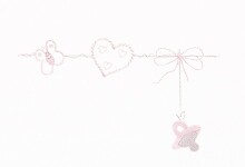 MimiNu Art.34053 Serduszko Комплект детского постельного белья из 2х частей 120x90 cm (цвет розовый)
