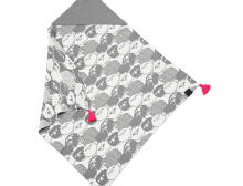 La Millou Art. 83602 Cotton Tender Blanket Pinky Grey Sheep