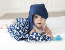 La Millou Art. 83606 Cotton Tender Blanket Blueberry Bears
