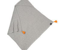 La Millou Art. 83620 Bamboo Tender Blanket Mr Grey Высококачественное детское одеяло из бамбука с капюшоном (80x80 см)