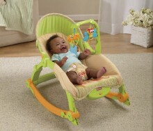 Fisher Price Art.T2518 Newborn-to-Toddler Portable Rocker Bērnu šūpuļkrēsls (18 kg)