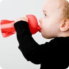 Non spill drinking cup Difrax Orange