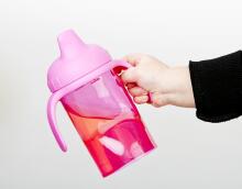 Non spill drinking cup Difrax Orange