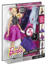 „Mattel Barbie Fashion Mix'n Matcn Barbie Doll Art“. DJW57 / 58 Lėlė Barbė su aksesuarais