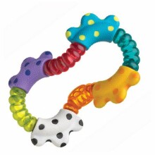 „Playgro Art“. 0183192 „Click & Twist Rattle Super Shaker Rattle“ dantų krapštukas