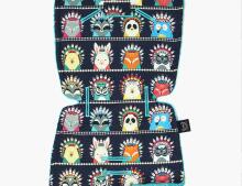 La Millou Art. 84236 Stroller Pad Indian Zoo&Teal