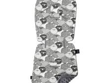 La Millou Art. 84240 Stroller Pad Graphite Sheep Family&Grey