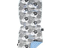 La Millou Art. 84241 Stroller Pad Graphite Sheep Family&Sky