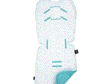 La Millou Art. 84248 Stroller Pad Rainbow Stars&Teal 