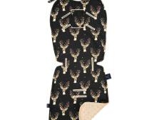La Millou By Katarzyna Zielinska Art. 84259 Stroller Pad Oh My Deer&Latte