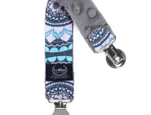 La Millou Art. 84450 Double Pacifier Hander Mosaic&Grey