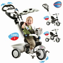 „Smart Trike Zoo Steering®“ prekės ženklas STZ1573400 Vaikiškas triratukas su rankena ir stogu