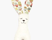 „La Millou“ menas. 84558 Bunny Ecru Cupcakes Minkštas miego žaisliukas Triušis