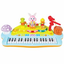 PW Toys Art.IW344 Interaktyvus vaikų pianinas + mikrofonas