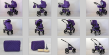 Raf-pol Qbaro menas. 84710 Vaikų universalūs naujagimių šiuolaikiniai vežimėliai 2 viename [visi rinkinyje]