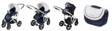 „Adamex Galactic Eco-Skora“ plk. 1S vežimėliai - modernūs daugiafunkciniai vežimėliai du viename