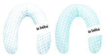 La Bebe™ Rich Maternity Pillow Art.80936 Mint Dots 30x104cm