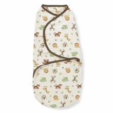 „Summer Infant Art“ 55856 „SwaddleMe Jungle Cotton“ vyniojimo sauskelnės nuo 3,2 kg iki 6,4 kg.