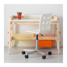 Ikea Flisat Art.202.735.94 Деревянный  письменный стол регулируемый
