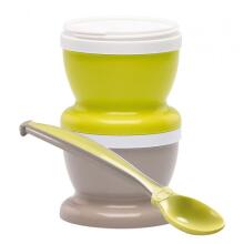 Thermobaby 1659/31 Rose decorated section plates with spoon