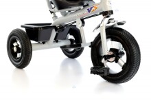 Kids Trike Art.T306 Black&White Bērnu Trīsritenis - transformeris ar pastaigu ratu integrēto funkciju